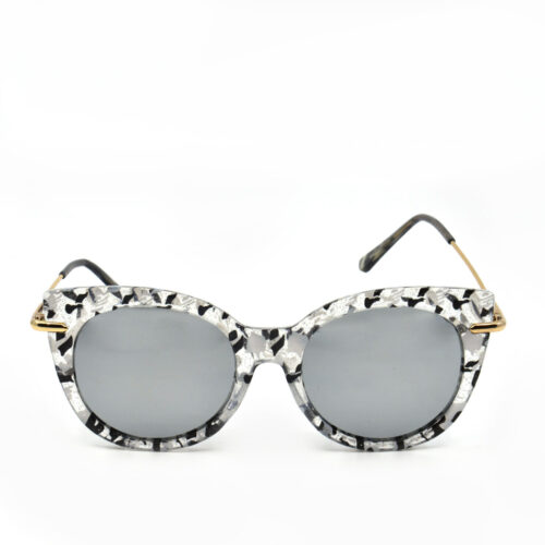 Women's cut eye sunglasses with cooper details Women's cut eye sunglasses with cooper details