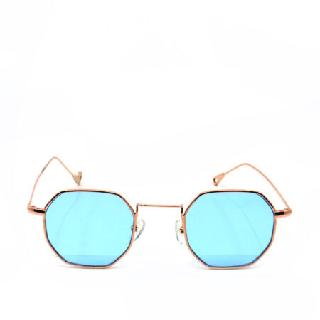 Women's polygonal sunglasses