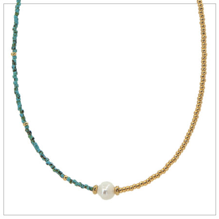 Γυναικείο χειροποίητο κολιέ